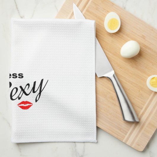 Güte ist sexy Geschirrtuch (Viertel Falte)