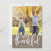 Gute Jahreszeit | Erntedank-Fotokarte Feiertagskarte (Vorderseite)