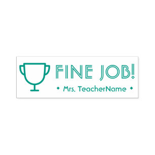 "GUTE JOB!" Briefmarke für die Kennzeichnung von K Permastempel