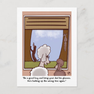 Gute junge Vatertag Postkarte