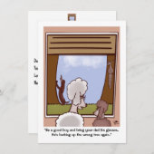 Gute junge Vatertagskarte (Vorne/Hinten)