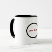 Gute Karma-Tasse Tasse (Vorderseite Links)