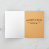 Gute Karte für die gelbe Kitty (Innenseite)