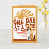 Gute Karte für die gelbe Kitty (Gelbe Blume)