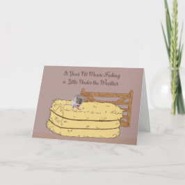 Gute Karte für kranke Maus