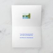 Gute Karte mit Sailboat (Innenseite)