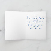 Gute Karte, Qualle. Karte (Innenseite)