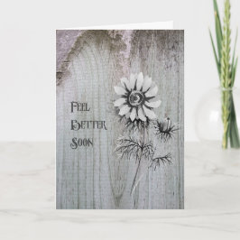 Gute Karte von hinten Schwarz & Weiß erhalten