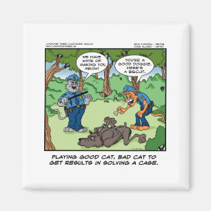 Gute Katze Bad Cat U Meow lustige Geschenke & T-Sh Magnet