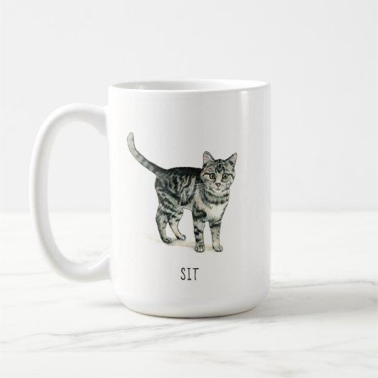 Gute Katzen: Sit Tasse (Links)