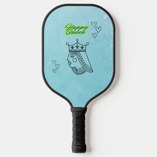 Gute Königin. Pickleball Schläger (Vorderseite)