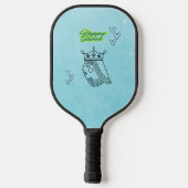 Gute Königin. Pickleball Schläger (Rückseite)