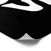 Gute Körperhaltung, dicker Oberschenkel, Fitness Poster (Ecke)