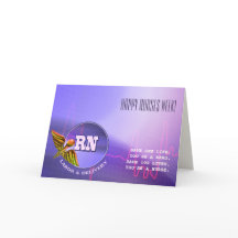 Gute Krankenwoche. Caduceus Card