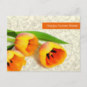 Gute Krankenwoche. Frühlingshuppen Postkarte (Vorderseite)