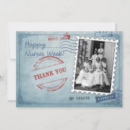 Gute Krankenwoche. Vintage Designkarte Karte