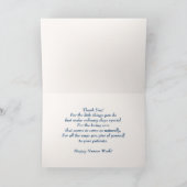 Gute Krankenwoche. Vintages Foto Karte (Innenseite)