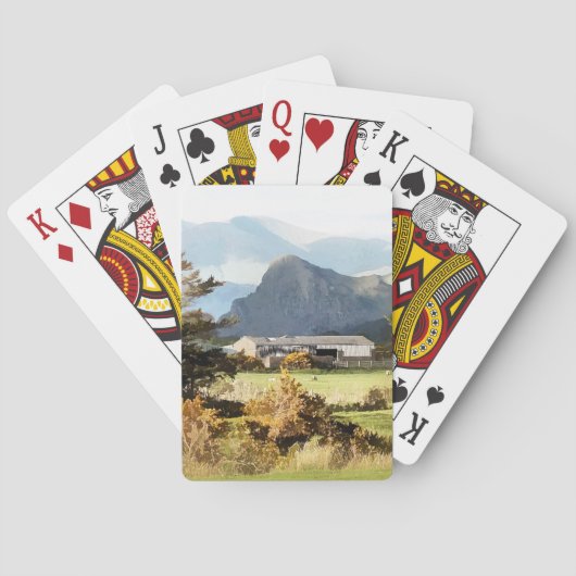 GUTE LANDSCHAFT UND BERGLANDSCHAFT SPIELKARTEN (Rückseite)