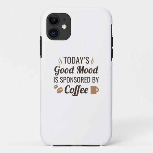 Gute Laune Kaffee Case-Mate iPhone Hülle (Rückseite)