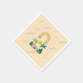 Gute-Laune-Papier-Servietten Serviette (Ecke)