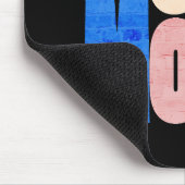 "Gute Laune" Positive Vibes Mousepad (Ecke)
