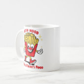 Gute Laune, wenn es Essen gibt Kaffeetasse (Vorderseite Links)