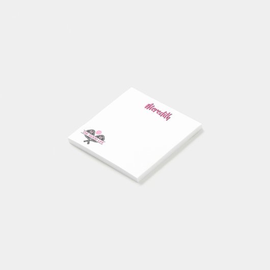 Gute Lebensbedingungen bei PIckleball Post-it Klebezettel (angewinkelt)