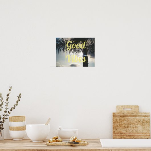 Gute Lebensbedingungen Poster (Küche)