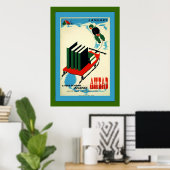 Gute Lektüre ~ Vintage Werbung Poster (Heimbüro)