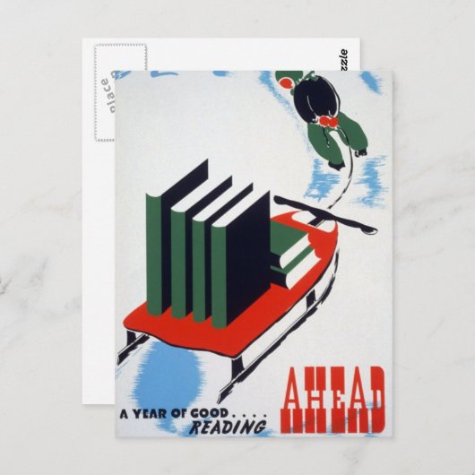 Gute Lesbarkeit Postkarte (Vorne/Hinten)