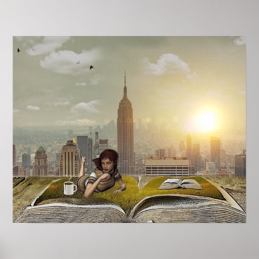 GUTE LESESPOSTER: Reading Refugium Poster (Vorne)