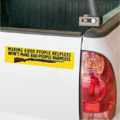 Gute Leute hilflos machen Autoaufkleber (Auf Lkw)