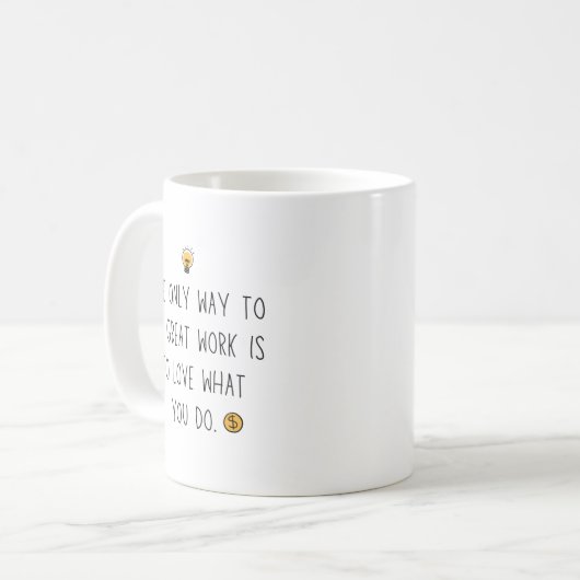 Gute Liebe Geschenkideen für Mitarbeiter Kaffeetasse (Vorderseite Links)