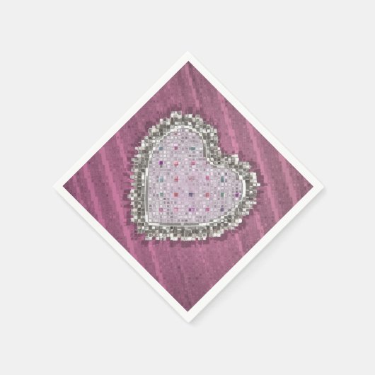 Gute Liebe Serviette (Ecke)