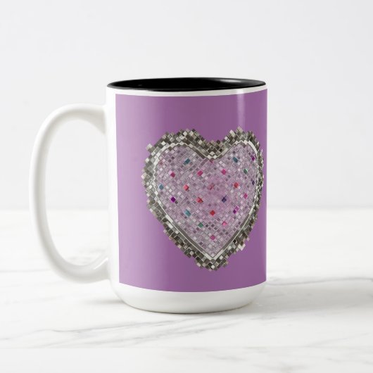 Gute Liebe Zweifarbige Tasse (Links)