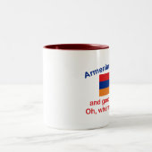 Gute Lkg Armenian-Großmutter Zweifarbige Tasse (Mittel)