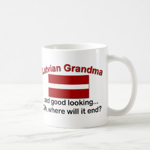 Gute Lkg Latvian-Großmutter Kaffeetasse