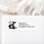Gute Looking Hexe und Cauldron Address Labels (Insitu)