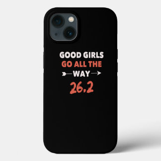 Gute Mädchen gehen den ganzen Weg 262 Vollmarathon iPhone 13 Hülle