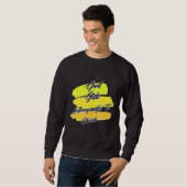 Gute Mädchen gehen immer zur Kirche Sweatshirt (Vorne ganz)