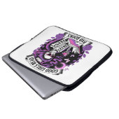 Gute Mädchen lesen schlechte Bücher Laptopschutzhülle (Vorne Knopf)