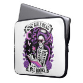 Gute Mädchen lesen schlechte Bücher Laptopschutzhülle (Vorderseite Links)