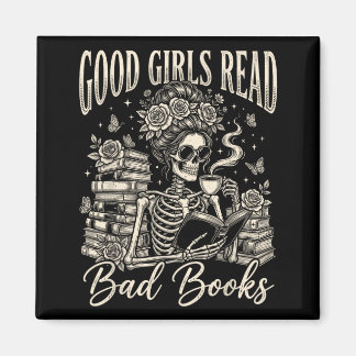 Gute Mädchen lesen schlechte Bücher Lustiger Smut- Magnet