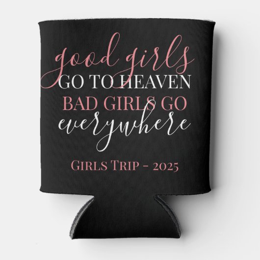 Gute Mädchen/schlechte Mädchen Dosenkühler (Vorderseite)