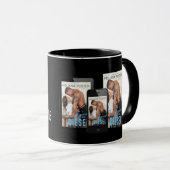 Gute Mädchen sitzen, schwarz, laufen auf Diesel-Ta Tasse (VorderseiteRechts)