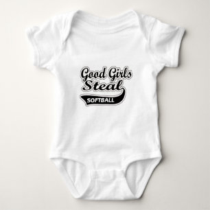 Gute Mädchen Steal (schwarz) Baby Strampler