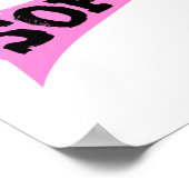 Gute Mädchen stehlen (rosa Stadt) Poster (Ecke)