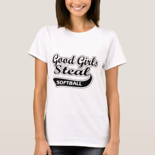Gute Mädchen stehlen (Schwarzes) T-Shirt