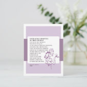 Gute Mädchen verhalten sich Vintag schlecht berate Postkarte (Stehend Vorderseite)