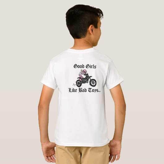 Gute Mädchen wie schlechte Spielzeuge... T-Shirt (Schwarz voll)